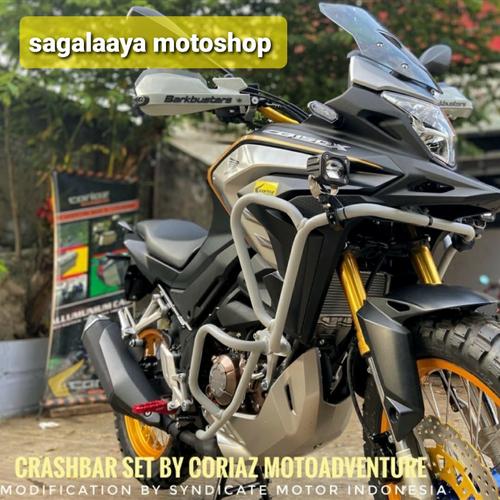 Jual CRASHBAR HONDA CB150X CRASH BAR CORIAZ SYNDICAT ORIGINAL TURBULAR