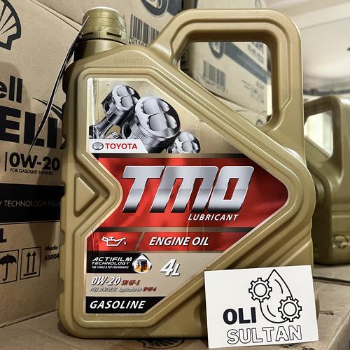 Jual TOYOTA TMO 0W-20 SN GF-5 4Liter | ORIGINAL ENGINE OIL | OLI MOBIL ...