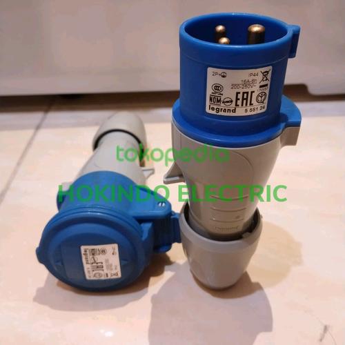 Jual 1SET MOBILE MOUNTING LEGRAND 3PIN 16A 555104+555124 2P+E 16A iP44 ...