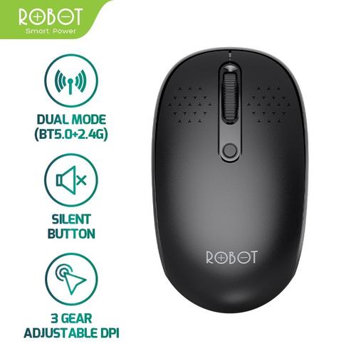 Gambar Robot Mouse Wireless & Bluetooth M 360 5.0 Dual Mode M360 Silent Klik dari PojokITcom Pusat IT Comp Kota Surabaya Tokopedia