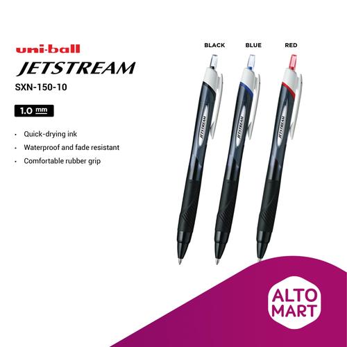 Bút bi bấm uni-ball Jetstream SXN-150-10 nét 1.0mm