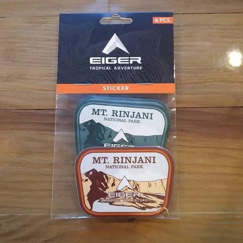Sticker Eiger Jual Sticker Eiger Rinjani National Park Sticker Art : 910005037 ...