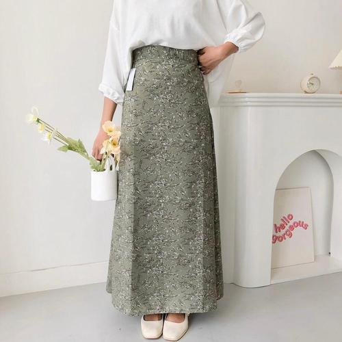 Jual ROK POLKA MOTIF | FLORA SKIRT | SAKURA PATTERN SKIRT | ROK BUNGA ...
