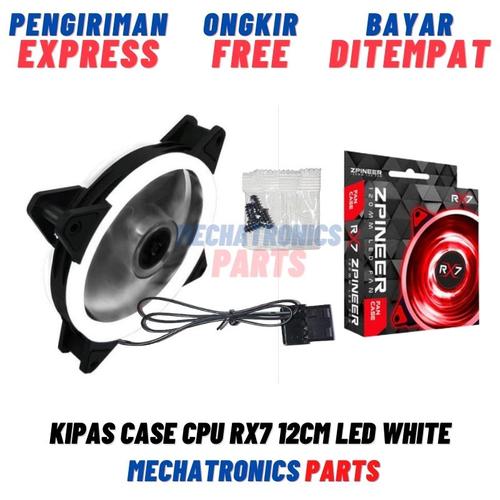 Jual Kipas Case CPU RX7 12cm LED RGB Fan Casing Chasing - Putih - Kota ...