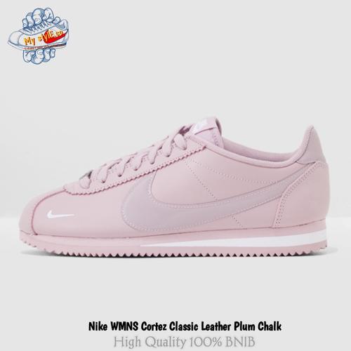 nike cortez plum chalk