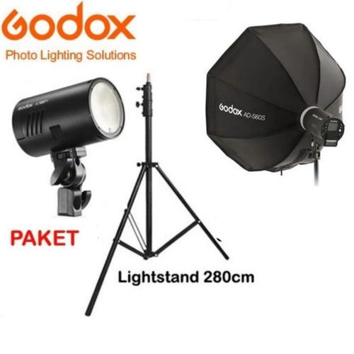 Jual paket godox ad100pro +softbox ads60s +et806 ad300pro ad400pro 