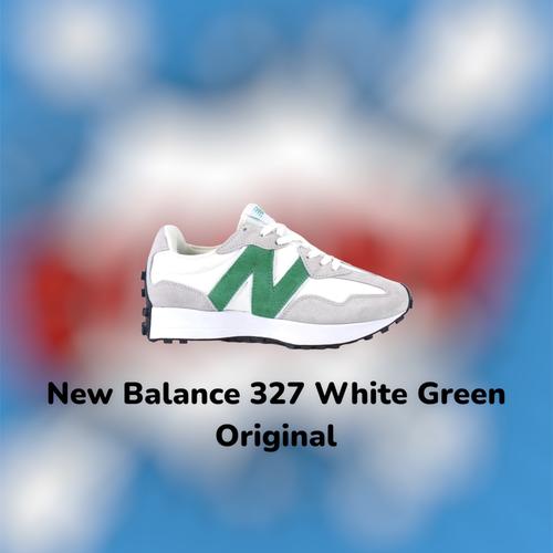 Promo Nb 327 New Balance 327 White Green ORIGINAL WHITE GREEN, 44 di  Boomcoltd Tokopedia