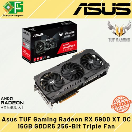 VGA Asus TUF Gaming Radeon RX 6900 XT 16GB GDDR6 256-Bit Triple Fan di  Foursquare Computer Bandung Tokopedia