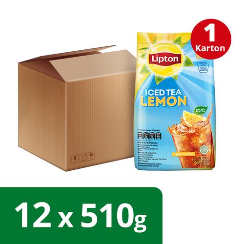 Promo Lipton Ice Tea Mix Lemon 510 gr 1 Karton - - Unilever Food