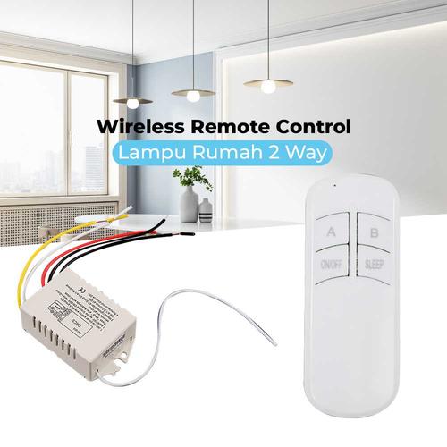 Jual Alat Canggih Remot Wireless Tombol Saklar On Off Lampu Rumah ...