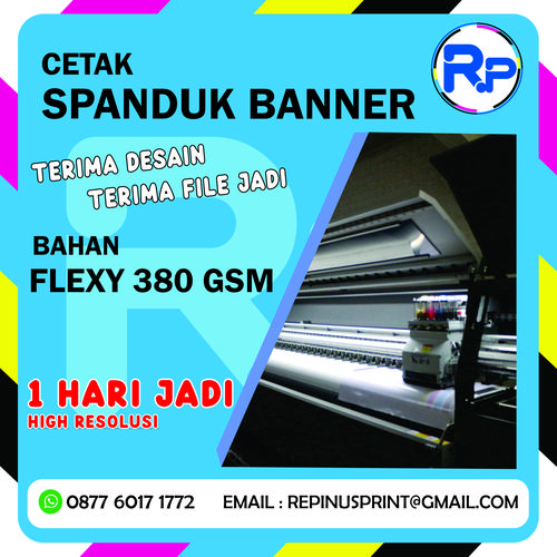 Jual Cetak Spanduk Murah 380 gsm / Banner murah satuan custom - Kota ...