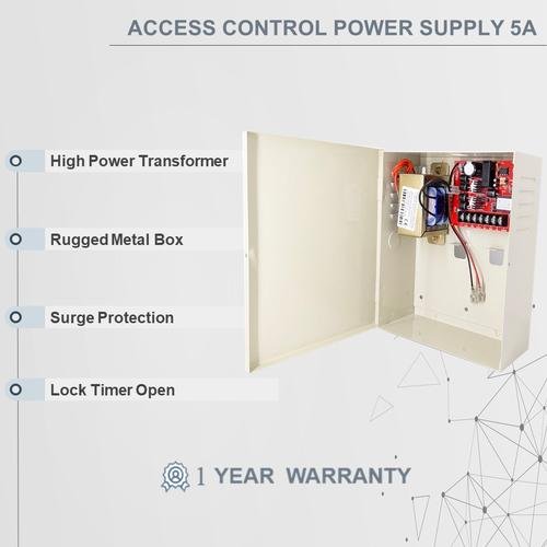 Jual Box Power Supply Access Control Door 12V5A Backup 12v 5A UPS