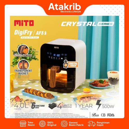 Promo MITO AIR FRYER DIGIFRY AF8 4L WHITE Cicil 0% 3x - Kab. Sleman