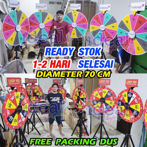 Jual Roda undian / roda keberuntungan 70cm / wheel of fortune - Jakarta ...