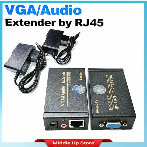 Jual Vga dan Audio Extender support 100M via kabel rj45 - Jakarta Pusat ...