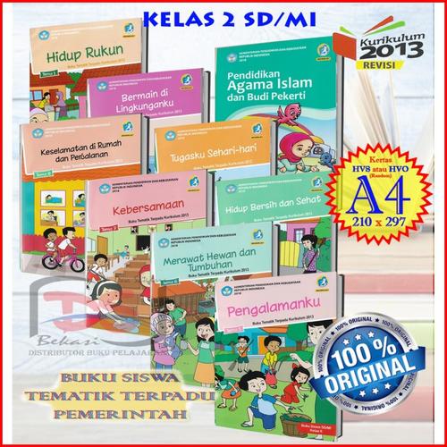 Jual Buku Siswa Kelas 2 SD Tematik Terpadu K13 Revisi 2017 - tema 8 ...
