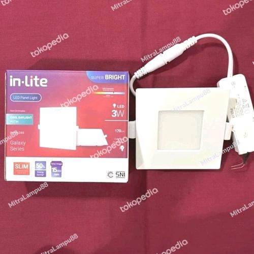 Jual Lampu Led Downlight IB INLITE Panel INPS628S 3W 3Watt Kotak/Square ...