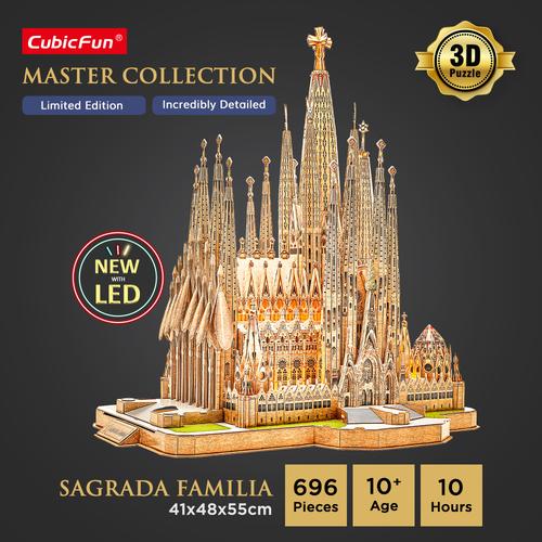 Promo Cubicfun Sagrada Familia LED Master Collection 3D Puzzle Cicil