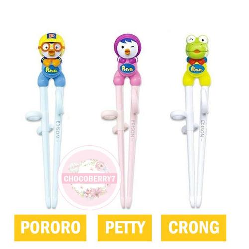 Pororo Edison Trainings-Essstäbchen Für Kinder – 1 Paar, 17,8 Cm