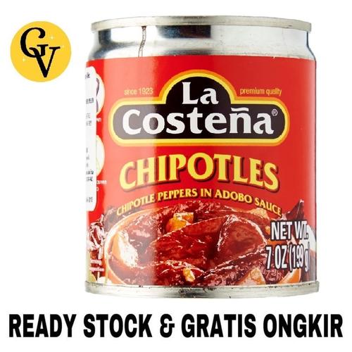 Jual La Costena Chipotle Peppers in Adobo Sauce 199g Kota Batam