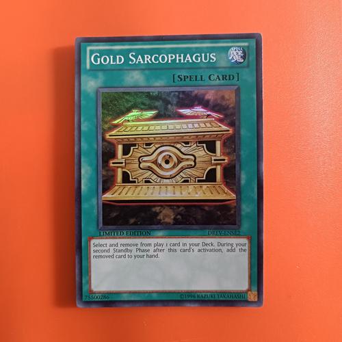yugioh card gold sarcophagus 401 Games Canada - - PT03-EN001 The Gold Sarcophagus is not only a safe haven to store your cards but also a treasure chest shrouded in prismatic mystery Yugioh Gold Sarcophagus GLD2-EN040 Gold
