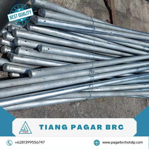 Jual TIANG PAGAR Galvanis dan Elektro Pleating - HDG 1,5"x90cm - Kota