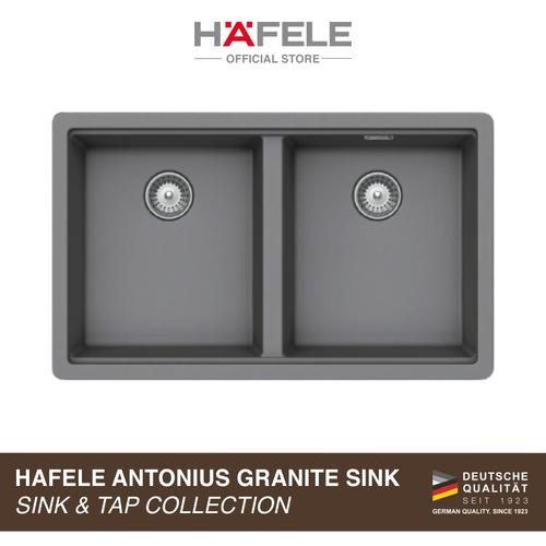Promo Hafele Granite Sink Antonius HS20GEN2S80 Washtafel Granit
