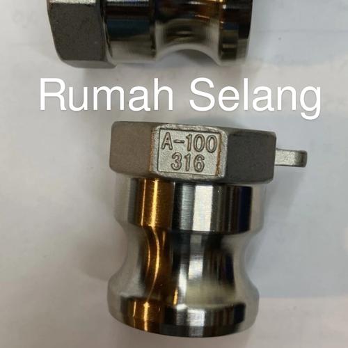 Jual Camlock Stainless Steel Type A 1 Inch / Camlock Stainless Type A ...