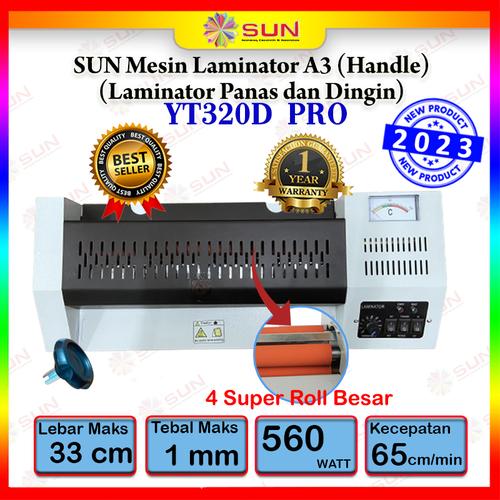 Promo Mesin Laminating Laminator 32 Cm dengan Handle YT320 D