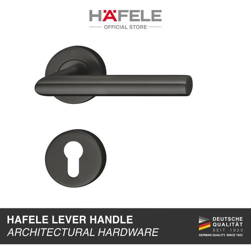 Promo Hafele Door Handle Model LDH2171 Gagang Pintu Warna Hitam Cicil