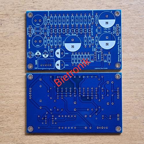 Jual PCB Balance Mic PreAmp Rod Elliot MOD Dauble Layer Kab. Sleman