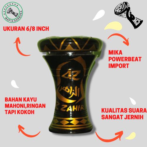 Promo DARBUKA 8 INCH ALAT MUSIK HADROH DUMBUK BATU ALAT MUSIK MARAWIS