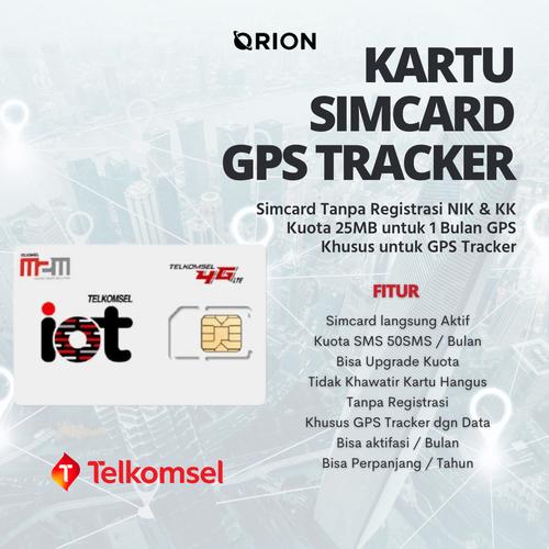Jual Kartu Perdana SimCard GPS Tracker Telkomsel M2M IOT Kab. Sleman