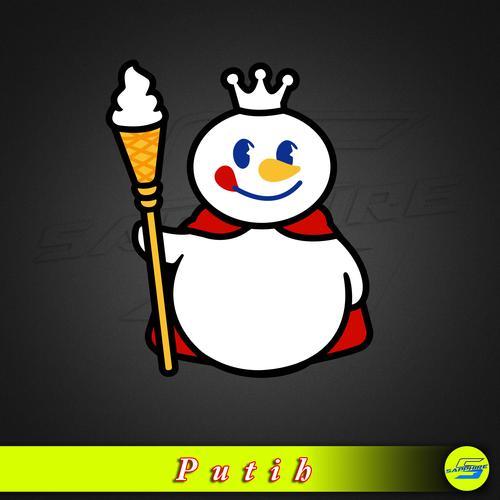 Jual Stiker MIXUE Sticker Logo Ice Cream Mixue - Putih, 5 - Jakarta
