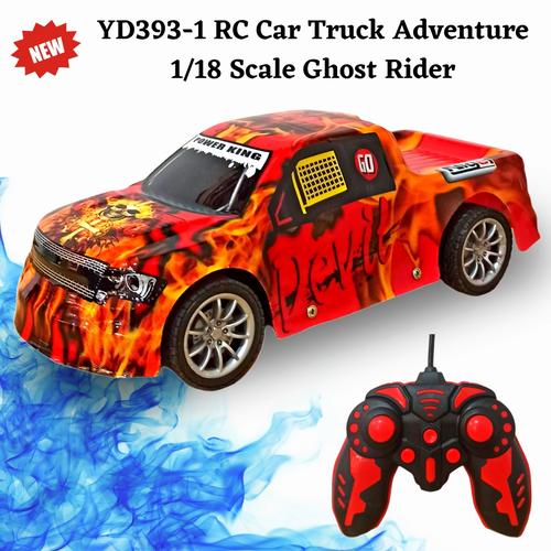 Jual YD393-1 RC Car Truck Adventure 1/18 Scale Ghost Rider - Jakarta ...