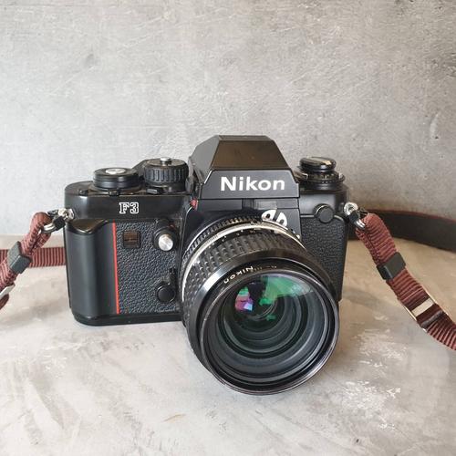 Jual NIKON F3 +LENSA NIKON 35MM F 2 ais LIKE NEW !! KAMERA FILM ANALO ...