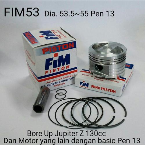 Jual FIM53 FIM PISTON KIT YAMAHA JUPITER Z / VEGA R BORE UP Kab