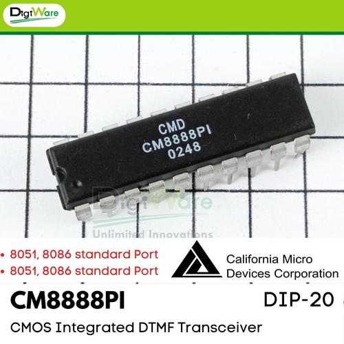 10 Pièces MT8880CE - Circuits Intégrés DTMF DIP-20 Pour émetteurs-récepteurs