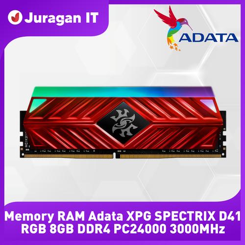 Memory RAM Adata XPG SPECTRIX D41 RGB 8GB DDR4 PC24000 3000MHz di Juragan  It Tokopedia