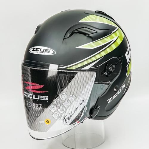 Gambar Zeus ZS627 BM7 Matt Black/Fluo Yellow - M dari Juragan Helm ID Jakarta Barat Tokopedia