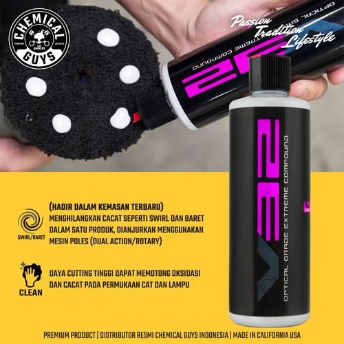 Jual Chemical Guys V32 Optical Grade Extreme Compound 473ml Compound