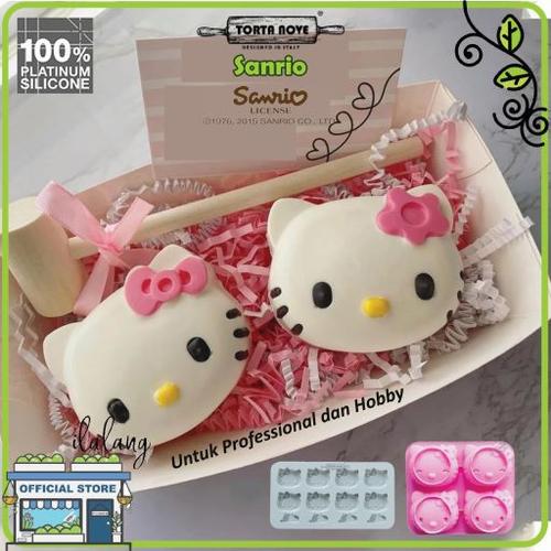 Jual Cetakan kue Hello Kitty SANRIO Melody Cetakan silikon puding