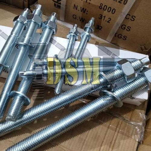 Jual CHEMICAL ANGKUR M16/STUD BOLT 16MM/CHEMICAL ANCHOR GRADE 5.8