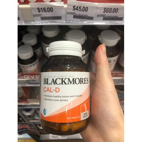 Jual Blackmores CalD Calcium 600 mg/Vitamin D3 500 IU, 100 Tablets