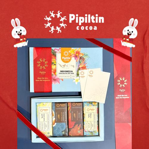 Jual Pipiltin Cocoa Chocolate Bar Indonesia Gift Box 4 x 35gr