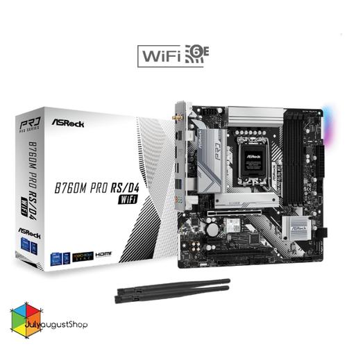 Promo ASRock B760M Pro RS/D4 WiFi Micro ATX Motherboard LGA 1700
