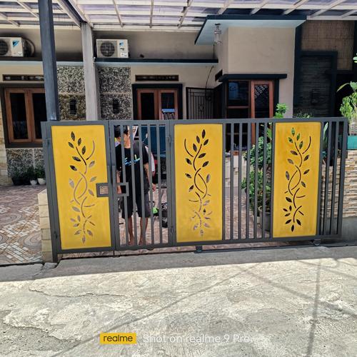 Jual pagar laser cutting minimalis | tukang pagar besi - Kota Depok