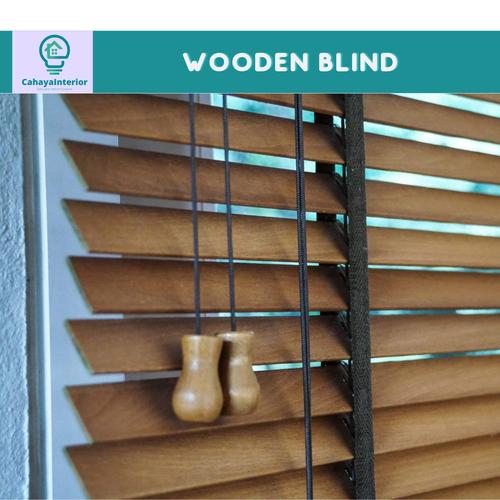 Jual roller blind kayu venetian blind minimalis dan terjangkau d`nexs ...