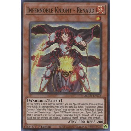 Infernoble Knight – Roland (AMDE-EN050) – Rare, 1. Auflage – Sammelkarte Aus Amazing Defenders