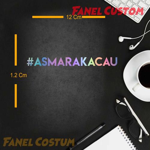 Jual STIKER ASMARA KACAU CUTTING STICKER MOTOR ASMARAKACAU - Putih ...